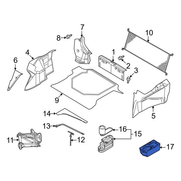 Trunk Floor Storage Box