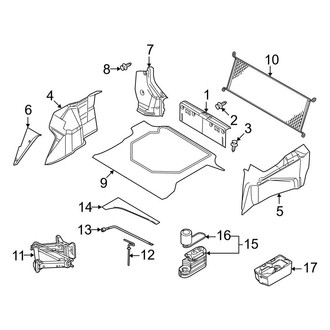 Ford OE - Rear Body & Floor - Interior Trim (Trunk Compartment)
