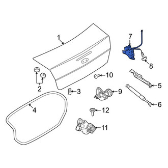 Ford OE - Rear Deck Lid Latch