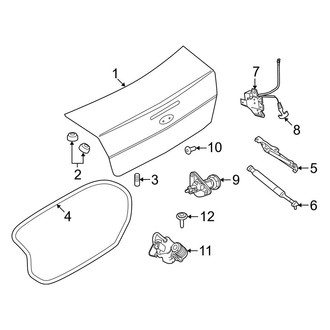 Ford OE - Trunk Lid - Lid & Components