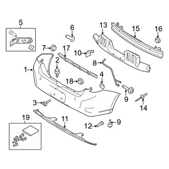 Ford OE - Rear Bumper - Bumper & Components (SES)