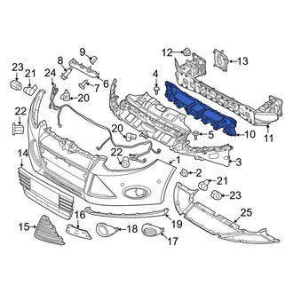 Ford OE - Front Bumper Impact Absorber