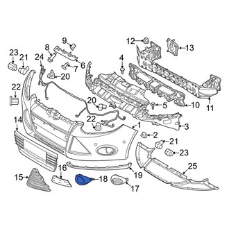 Ford OE - Front Left Fog Light Trim