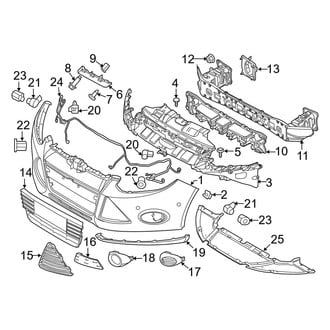 Ford OE - Front Bumper - Bumper & Components