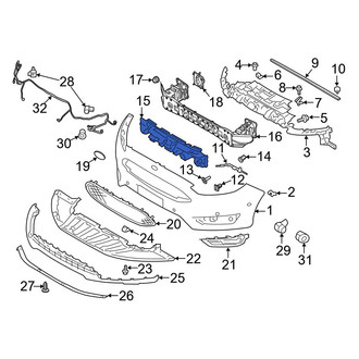 Ford OE - Front Bumper Impact Absorber