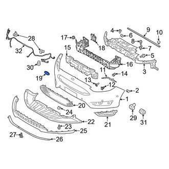 Ford OE - Front Bumper Cover Emblem