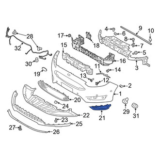 Ford OE - Front Left Fog Light Trim