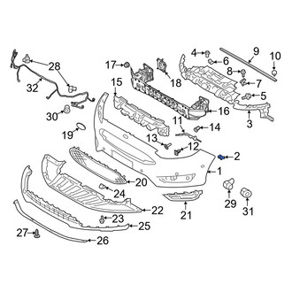 Ford OE - Bumper Cover Nut