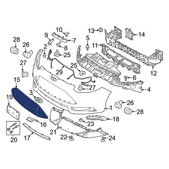 Ford OE - Front Upper Grille