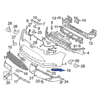 Ford OE - Front Left Fog Light Trim