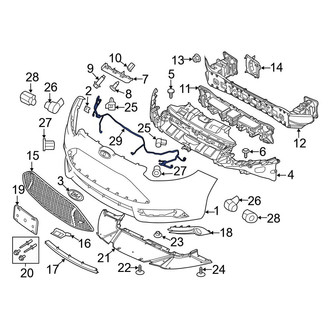 Ford OE - Front Parking Aid System Wiring Harness
