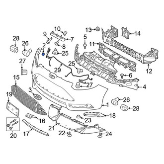 Ford OE - Bumper Cover Nut