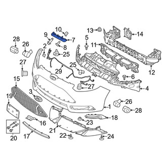 Ford OE - Front Right Bumper Guide