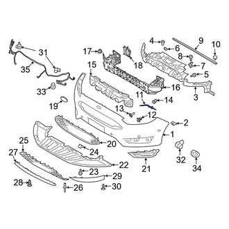 Ford OE - Front Left Bumper Guide