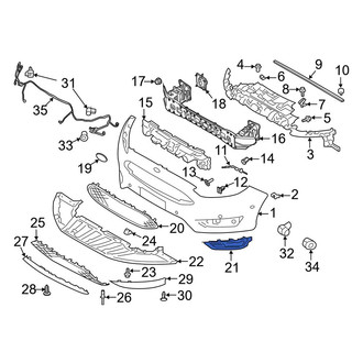 Ford OE - Front Right Fog Light Trim