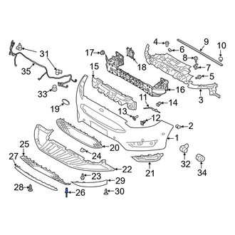 Ford OE - Grille Rivet