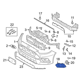 Ford OE - Front Right Fog Light Trim