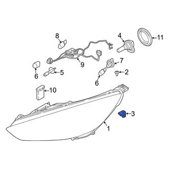 Ford OE - Headlight Mounting Nut