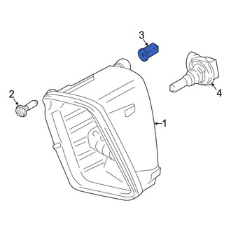 Ford OE - Fog Light Nut