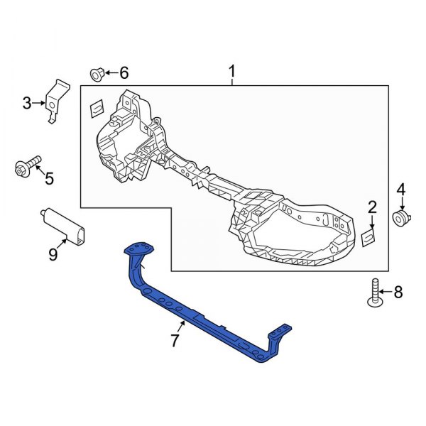 Radiator Support Tie Bar