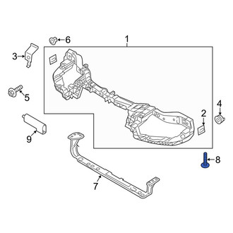 Ford OE - Lower Radiator Support Tie Bar Screw