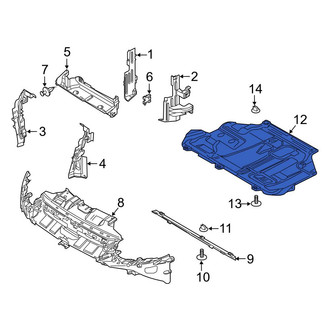 Ford OE - Front Powertrain Skid Plate