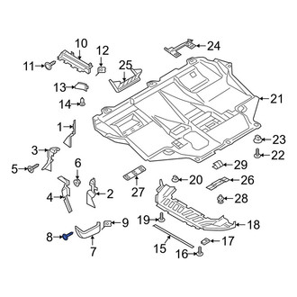 Ford OE - Bumper Cover Screw