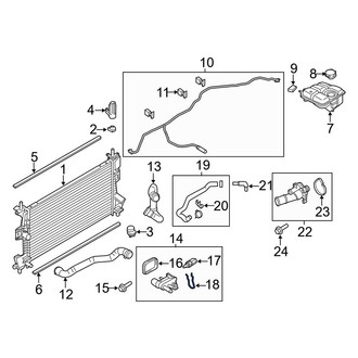 Ford OE - Engine Coolant Temperature Sensor Clip