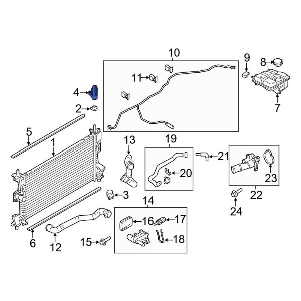 Radiator Mount Bracket