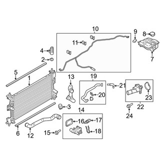 Ford OE - Cooling - Radiator & Components