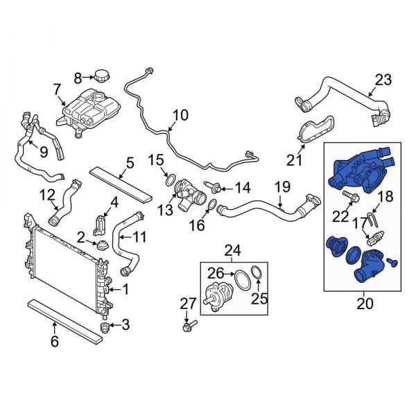 Engine Coolant Thermostat Kit