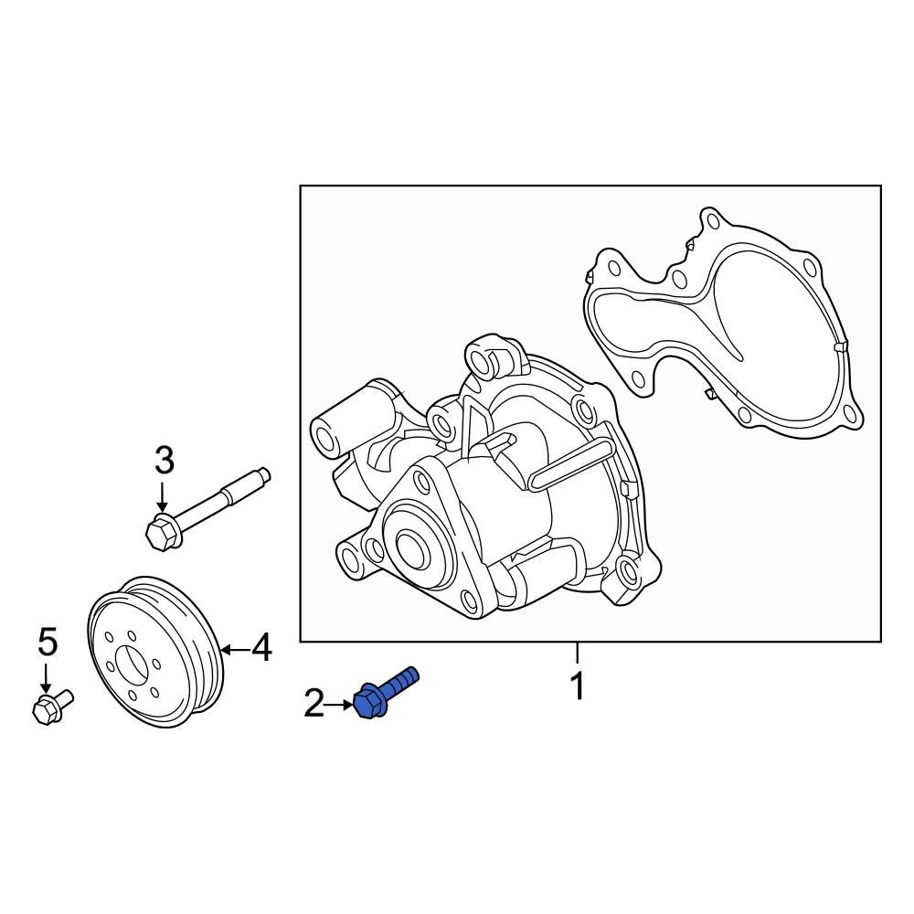 Ford OE CM5Z00812F Engine Water Pump Bolt