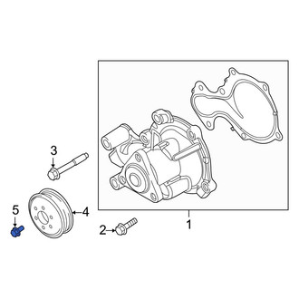 Ford OE - Engine Water Pump Pulley Bolt