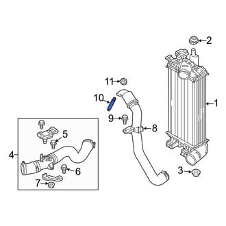 Ford OE - Turbocharger Mount Heat Shield Bolt
