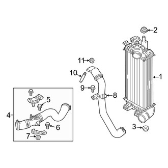 Ford OE - Cooling - Intercooler (1.0L Gas)
