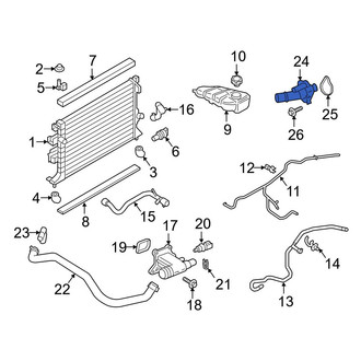 Ford OE - Engine Coolant Thermostat Kit