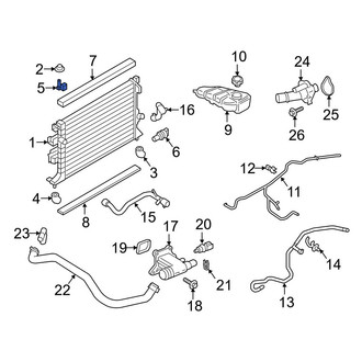 Ford OE - Radiator Mount Bracket
