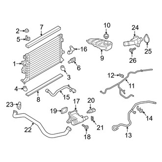 Ford OE - Cooling - Radiator & Components
