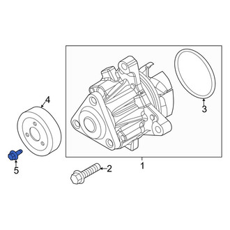 Ford OE - Engine Water Pump Pulley Bolt