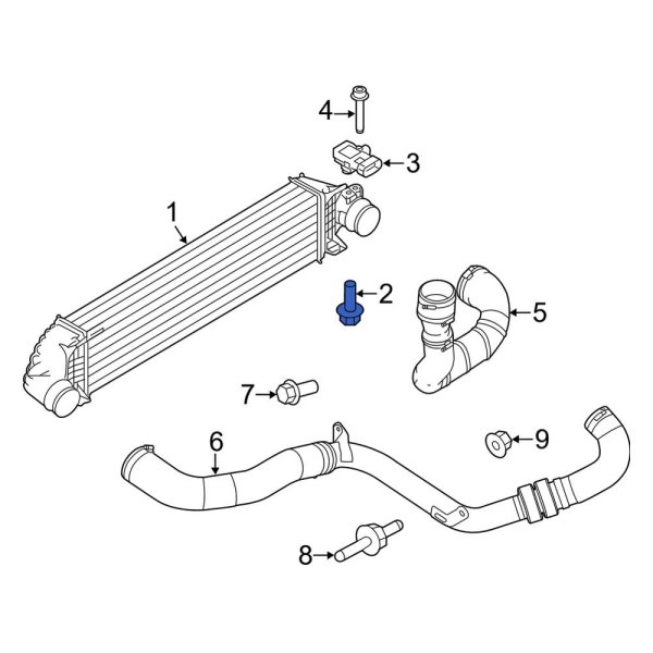 Intercooler Bolt