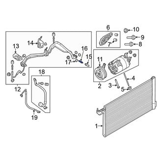 Ford OE - A/C High Side Charging Adapter