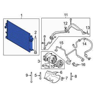 Ford OE - A/C Condenser