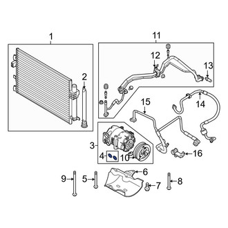 Ford OE - A/C Compressor O-Ring