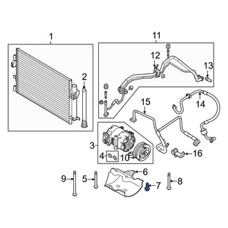 Ford OE - Lower Tailgate Hinge Bolt