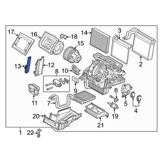 Ford OE - Cabin Air Filter Cover