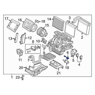 Ford OE - A/C Evaporator Temperature Sensor