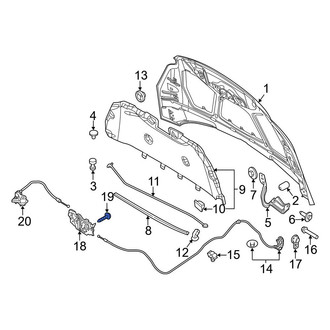 Ford OE - Hood Latch Screw