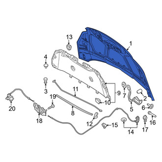 Ford OE - Front Hood Panel