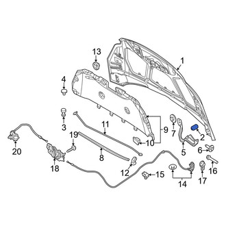 Ford OE - Front Hood Stop Buffer