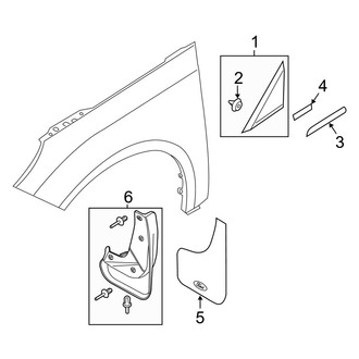 Ford OE - Fender - Exterior Trim (Flex / Gas)